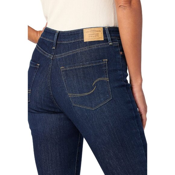 Levi Strauss Signature Women's High Rise Skinny Jeans, Size 4M(27x30), High Rise - Picture 3 of 5